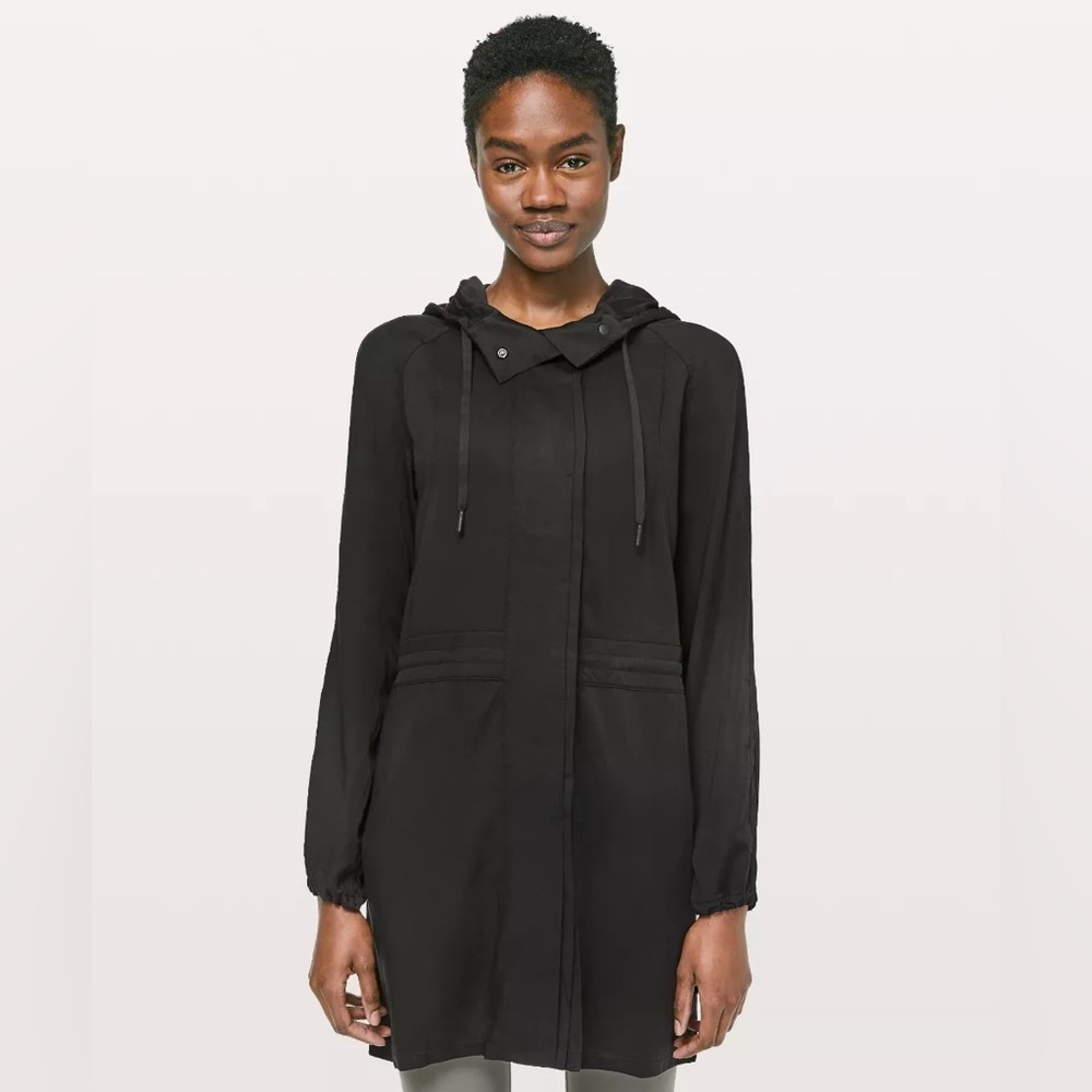 LULULEMON | city stroll jacket in black | size 10